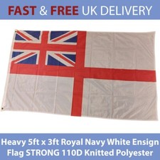 White Ensign Flag Heavy Duty