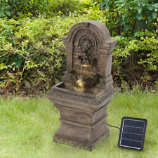 Large Lion Stone Effect Solar