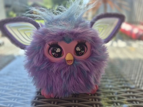 Furby tie dye blue - tie, purple