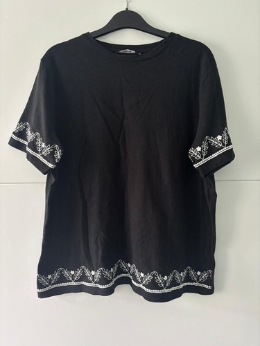 Ladies george black top with - black,