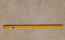 Vintage Wooden Ruler And Spirit Level.