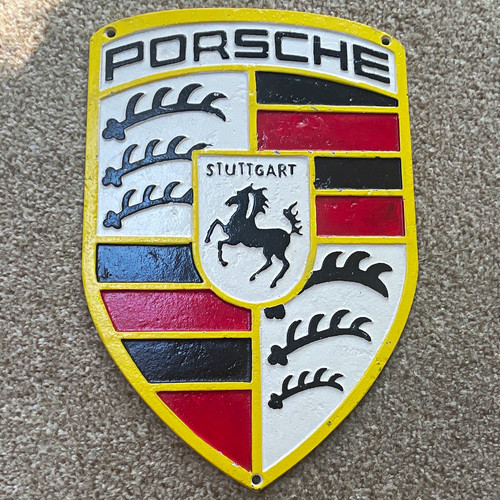 Porsche stuttgart crest shield - stuttgart,
