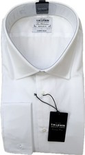T.M. Lewin Regular Fit Evening Wear Shirt 19/36 BNWT White Marcella Tuxedo New