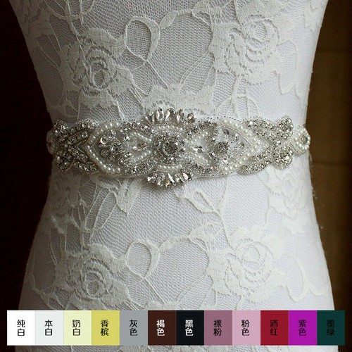 Wedding dress belt bride - belt,
