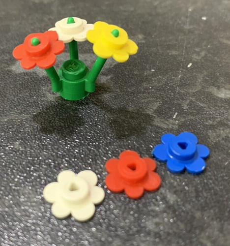Vintage classic lego flowers - vintage,