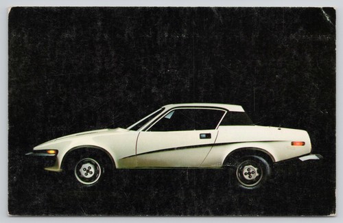 White triumph tr7 sports car - triumph,