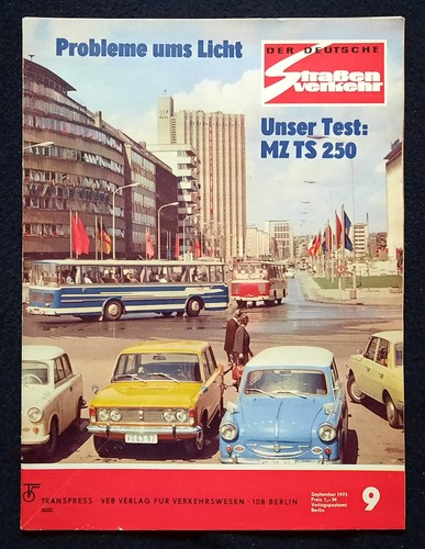 German road traffic 1973 - road,