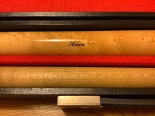 vintage OLD Adam 3C Carom Cue 1990s Predator Chalk Case Billiards Pool stick