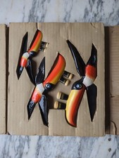 Rare Original Guinness Gilroy Flying Toucan Wall Plaques by Carlton Ware. Boxed.
