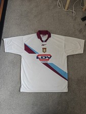 Aston Villa 1999 2000 White Away Shirt AVFC - Mens - Size Large  38" - 40" 