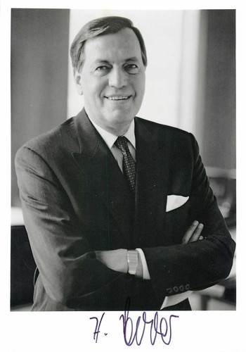 Autograph hilmar kopper banker - autograph,