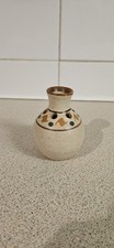 Small Vintage Tegryn Pottery Hand Thrown,  Hand Decorated Vase, Made In Wales