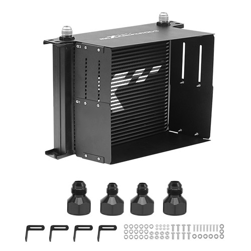 Row aluminium oil cooler - aluminium,
