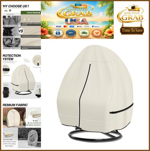 Patio egg chair - cover, 600d