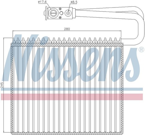 Evaporator for seat cordoba - evaporator,