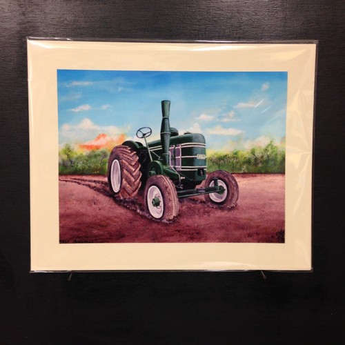 Field marshall tractor print - field,