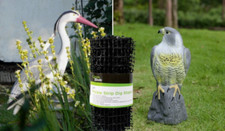 Bird Deterrent Dig Stopper Prickle Strip Plastic Falcon/Heron Pest Repel Decoy