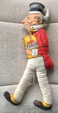 SUNNY JIM ADVERTISING DOLL FOR ‘FORCE ‘ WHEAT FLAKES ~ NO LONGER AVAILABLE