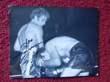 JOE BUGNER  V TONY DOYLE - BOXERS  - AUTOGRAPHED PRESS PHOTO