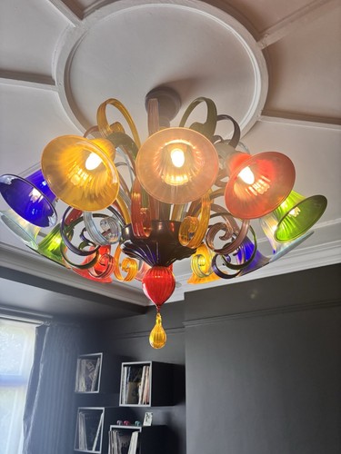 Morano glass multi coloured - glass,