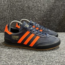 Adidas Jeans MKII Mark 2 Trainers (FY1379) Mens UK 7 NAVY ORANGE SUEDE