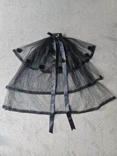 Black layered net - 3,