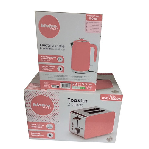 Toaster and kettle set bistro - toaster,