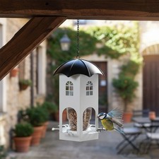 Long Hexagon House Birdfeeder