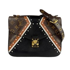 Louis Vuitton LOUIS VUITTON Shoulder Bag Monogram Reverse Pochette Metis MM Leat