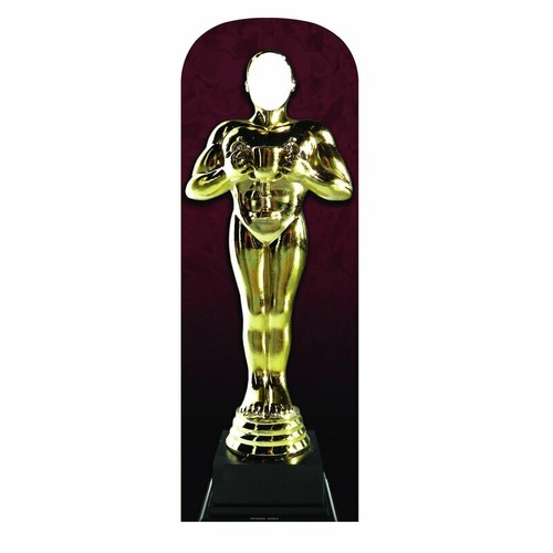 Gold award cardboard stand - gold, stand-in