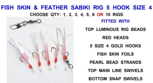 Fish skin feather - &,