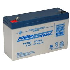 6 VOLT 12 AMP Lead Acid Battery, Model/Bait Boats/Alarm 