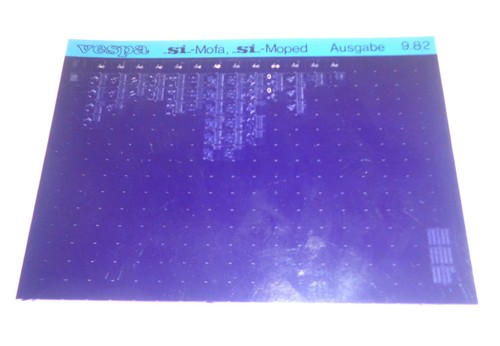 Microfich parts catalogue
