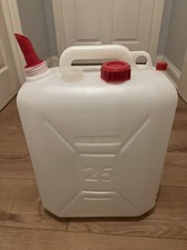 Plastic 25 litre water container lid and spout camping fish tank water container