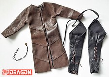 Leather Effect Jacket & Leg Coverings Andre Marek  - 1/6th Scale Dragon Models