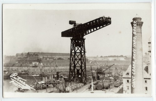 Giant crane navy ship - giant, yard