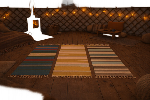Rita rugs set striped - set, of