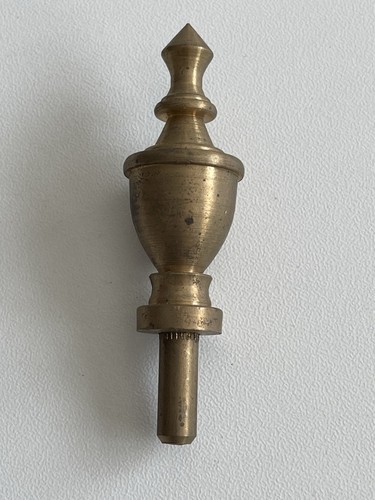 One brass finial - finial, clock