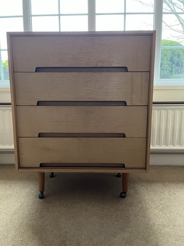 Mid century stag drawers - stag, c