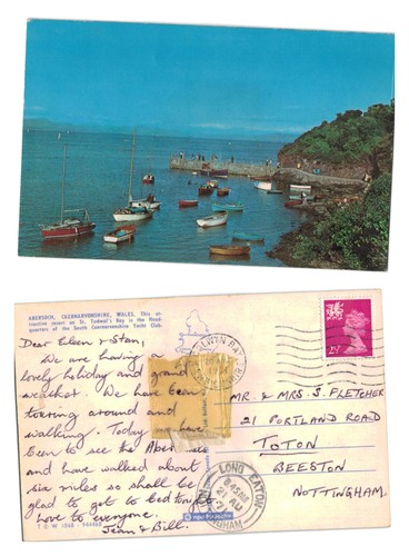 Postcard abersoch - -,