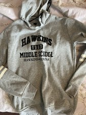 Stranger Things Hawkins Hoody Hoodie Jumper Small