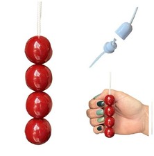 High Gloss Dark Red Resin Bead