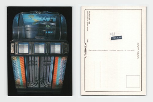 Postcard wurlitzer 1400 - postcard,