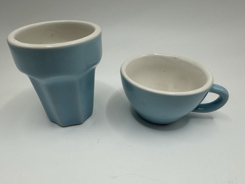 Small ceramic baby - ceramic, blue