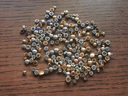 Watch crowns mixed lot - watch, lot,