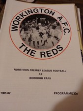 Workington  v Mossley 1981/82