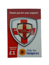 ENGLAND FOOTBALL COME ON ENGLAND HELP THE HOSPICES PIN BADGE #1