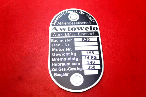 Bmw r35 awtowelo aluminium - bmw,