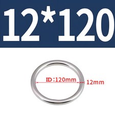 O RINGS POLISHED METAL WELDED