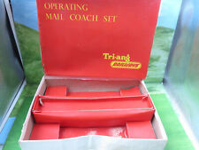 Triang R323 Operating Royal Mail Coach set empty box with compartments